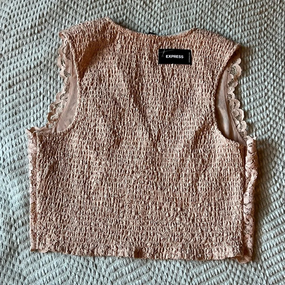 🖤New Express Lace V Neck Crop Top🖤 - Picture 8 of 8